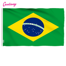 Bandera de Brasil personalizada, de 3x5 pies bandera de Brasil, 150x90cm, banderas nacionales de Super Poly para interior/exterior, Bandera de país 2024 - compra barato