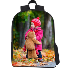 Милый рюкзак для девочки с фотографией золотистого ретривера, детские школьные рюкзаки, маленький детский рюкзак с 3D рисунком из мультфильма для детского сада, рюкзак 2024 - купить недорого