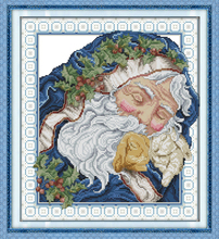 Intoxicated Santa Claus cross stitch kit aida 14ct 11ct count printed canvas stitches embroidery DIY handmade needlework 2024 - buy cheap