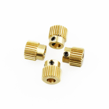 4pcs High Quality 3D Printer Extrusion Wheel Special Brass Extrusion wheel 26 Tooth Gear for Extruder filaments 2024 - buy cheap