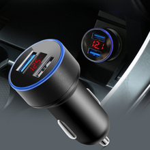 3.1A 5V Dual USB Автомобильное зарядное устройство для Hyundai I30 IX35 IX25 Accent Nissan Juke Subaru Suzuki Vitara SX4 Lifan X60 автомобильные аксессуары 2024 - купить недорого