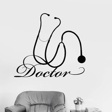 Wall Decal Doctor Hospital Medical Tool Medicine Art Decor Stickers for Window Glass Wall Easy Removable Decals Bedroom D378 2024 - buy cheap