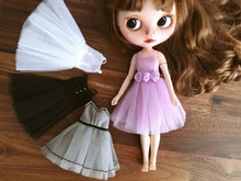 1PCS Elegant Assorted Color Bubble Skirt  Violet Gauzy Dress for Blyth Azone S Licca OB24 Accessories 2024 - buy cheap