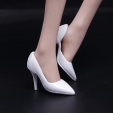 High Heeled Shoes 1/6 Scale soft plastic shoes model For Lady suit Female Action Figure Hot toys PH JIAODOLL Accessory 2024 - buy cheap