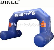 Custom logo windproof advertising inflatable arch with 2feet giant inflatable model for events 2024 - buy cheap