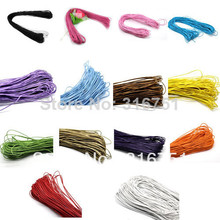 (Pick color )80M/Lot 1.5mm Waxed Cotton Necklace Rope Cord Free Shipping(w03071-w03078)) 2024 - buy cheap