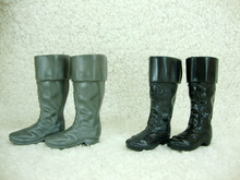 Aiaiki-Botas de moda para muñecas KEN, zapatos de muñeca, botas de Color negro, 10 par/lote 2024 - compra barato