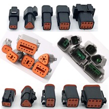 100 pcs Deutsch DT 2P 3 4 6 8 12 Pin Waterproof Electrical Wire Connector plug Kit 22-16AWG Engine/Gearbox waterproof electric 2024 - buy cheap