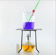 free shipping laboratory equipment set test tube Spoon glass dropper beaker tripod stand glass stirring rod Alcohol lamp 2024 - buy cheap