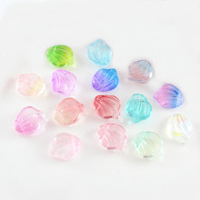 50 PCS Earrings Accessories 13*15mm Crystal Lampwork Petal Pendant Charm For Jewelry Making 2024 - buy cheap