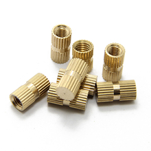 20pcs M6 Single-pass Brass Insert Injection Nuts Blind Hole Column Embedded Pillar Knurled Nut 10mm Outside Diameter Sleeves 2024 - buy cheap