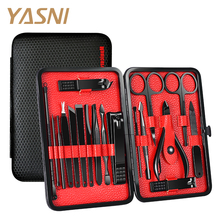 18PCS/SET Art Beauty Tools Sets  Pedicure Scissors Manicure Pedicure Kit Nail Scissors Grooming Kit with Case Ear Pick NT118 2024 - buy cheap