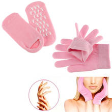 Мягкий силиконовый spa перчатки увлажняют, смягчают носок трещины уход за кожей отбеливает кожу увлажняющий гель для лечения спа перчатки и носки 2024 - купить недорого