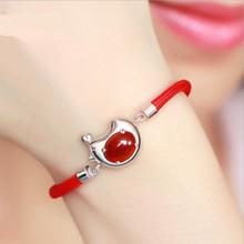 Everoyal Fashion Crystal Chicken Bracelets For Women Birthday Accessories Female Gift Charm Silver 925 Bracelets Girls Jewelry 2024 - buy cheap