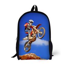 Sport Motorcyle Gym Printing Backpack Children School Bags for Teenager Boys Girls 17 Inch Backpacks Laptop Backpack Mochila Bag 2024 - buy cheap