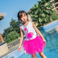 Children's Swimsuit Kids Girls 2019 For Baby Clothing Female Child Swimwear Children Split Swimming Girl Skirt Embroidered 2024 - buy cheap