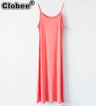 Clobee Long Dresses Big Size Summer Women  Sleeveless Spaghetti Strap Mopping Bottom Dress 6XL 5XL 4XL 3XL mori girl Vestidos 2024 - buy cheap