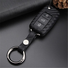 carbon Car Key Cover Case Shell Fob For VW Golf Bora Jetta POLO Passat Skoda Superb Octavia Fabia SEAT Ibiza Leon,car Styling 2024 - buy cheap