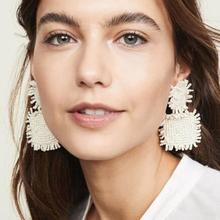 Bohemian Handmade Beads Drop Earrings For Women Fashion Jewelry Dangle Earrings Round Statement Big Bead Pendant Wedding UKEN 2024 - buy cheap