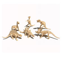 6 шт./компл. пластиковые скелеты динозавров в виде животных, игрушки динозавров, фигурки динозавров, Коллекционная модель, игрушки динозавров 2024 - купить недорого