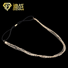 Hot Sales Bohemian Hair Accessories Gold Color Alloy Tassel Head Chains Charm Headbands for women multilayer headchain Jewelry 2024 - buy cheap