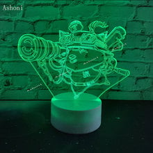 Game League of Legends LOL Teemo Children 3d Lamp 7 Color Led Night Lamps for Kids Touch Led Usb Table Lamp Baby Kids Gift 2024 - buy cheap