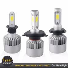 2pcs Car Headlight H7 Led H4 72W 8000lm 6000k White H1 H3 H11 9005 HB3 9006 HB4 Auto Front Light Bulb Automobile Headlamp 2024 - buy cheap