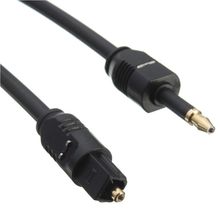 High Quality Practical 1m Toslink to Mini 3.5mm Plug Digital Optical Audio Cable SPDIF Optic Fiber Line 2024 - buy cheap