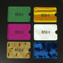 Portatarjetas de aluminio de Anti Rfid, 5 unidades, lector de bloqueo, bloqueo, portadores de identificación Rfid, protección, tarjetero de Metal 2024 - compra barato