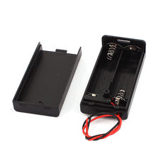 Black Plastic Storage Box Case Holder For Battery AA With 6" Wire Leads For 2 X 1.5V AA Battery 2024 - buy cheap