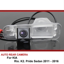 Cámara de visión trasera para coche, videocámara HD CCD con visión nocturna, vista trasera, para KIA Pride Sedan Rio K2 K 2 2011 - 2016 2024 - compra barato