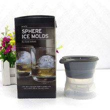 Посуда решения Froz Ice Ball Maker Новинка Пищевая силиконовая форма для льда лоток с 1*6 см Емкость шарика 2 шт 2024 - купить недорого