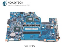 NOKOTION For Acer aspire V5-531 Laptop Motherboard 48.4VM02.011 NBM1711001 DDR3 with 967 CPU MAIN BOARD 2024 - buy cheap