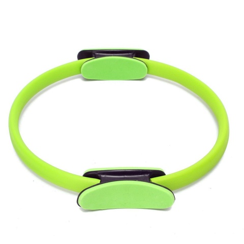 Пилатес кольцо круг СОПРОТИВЛЕНИЕ упражнения тренировки фитнес тренажерный зал кольцо для йоги двухдиапазонный зеленый 2022 - купить недорого