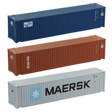 2pcs 45ft Containers 1:150 N Scale Shipping Container Freight Car Model Trains Lot C15010 Railway Modeling 2024 - buy cheap