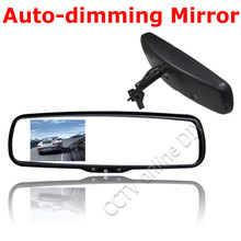3.5" TFT-LCD Auto Dimming Special Car Rear view Mirror Monitor with Bracket 2CH Video Input 2024 - buy cheap