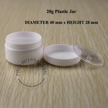 20g Empty bottles cosmetic containers jar pot box plastic jars with lids for face hand cream containers cosmetic packaging 50pcs 2024 - buy cheap