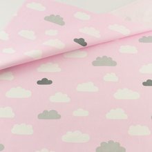 Decoration Tissue Home Textile Patchwork Sewing Cloth Craft Pink Cloud Cotton Fabric Quilting Bedding Teramila Fabrics Tecido 2024 - buy cheap