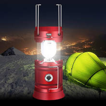 Solar Power Camping Light Led Lantern Flashlights 18650 Battery Portable Tent Lamp For Home Hiking Emergency Lights Backpacking 2024 - buy cheap