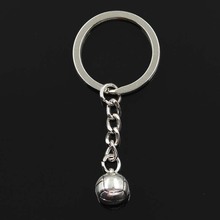 New Keychain 15x11x11mm 3D Volleyball Pendants DIY Men Car Key Chain Ring Holder Keyring Souvenir Jewelry Gift 2024 - buy cheap