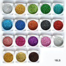 Purpurina láser para uñas, 18 frascos (5g), purpurina holográfica, 5g de brillo holográfico en polvo 2024 - compra barato
