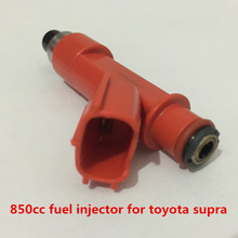 Test Video enclosed E85 High performance 850cc fuel injector for New toyota supra 2JZGTE engine motor fuel injector 1001-87F90 2024 - buy cheap