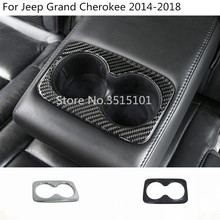 Автомобильная внутренняя отделка центральная консоль средняя задняя чашка Шестерня подлокотник коробка рамка для Jeep Grand Cherokee 2014 2015 2016 2017 2018 2024 - купить недорого