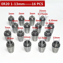 ER20-A,16 Sizes,Freeshipping,CNC machine tool,CNC computer end mill collet,end milling cutter clamping,Tungsten steel clamp 2024 - buy cheap