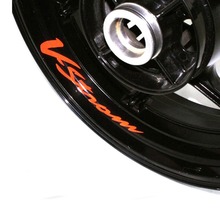A set of 8pcs high quality Motorcycle Wheel Sticker Decal Reflective Rim Bike Motorcycle Suitable For suzuki VSTROM 2024 - buy cheap