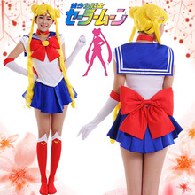 Sailor Moon anime Cosplay Kigurumi suits for children Sexy Girls Mini dress Role play deguisement halloween costume 2024 - buy cheap