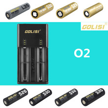 Golisi o2 o4 função inteligente carregador de bateria power bank para ni-mh li-ion NI-CD 18650 26650 20700 21700 aa aaa baterias 2024 - compre barato