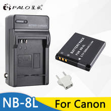 Hot Sale 1pcs Battery + Charger NB-8L NB 8L NB8L Rechargeable Camera Battery For Canon Powershot A2200 A3100 A3200 A3300 PM059 2024 - buy cheap
