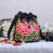 Vintage Fashion Embroidery Small Women Shopping Bag!Hot Handmade Flower Embroidered Cute Lady Day Clutch Shoulder&Crossbody bags 2024 - buy cheap