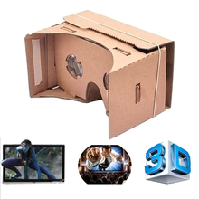1000 шт., высококачественные 3D очки виртуальной реальности Google Cardboard, экран 5,5 дюйма 2024 - купить недорого